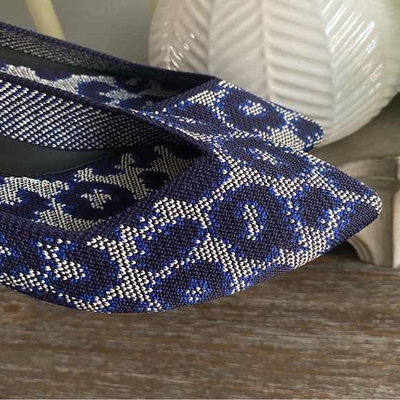 Rothy's The Point Il Indigo Cat Slip On Pointed Flats Womens 7.5 - Picture 5 of 13